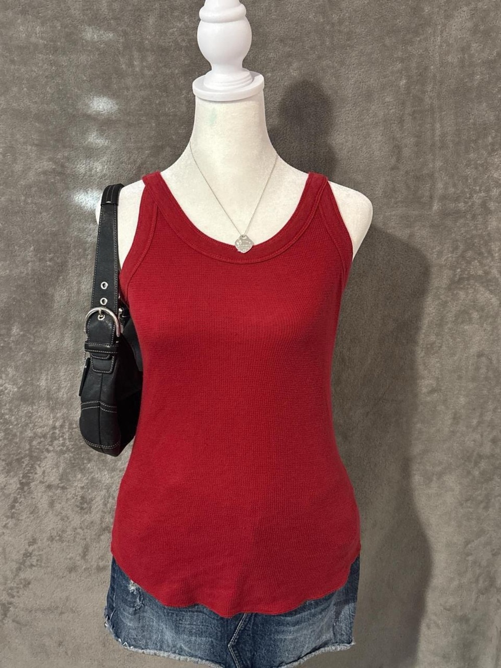 VTG Y2K Red Tank Top
